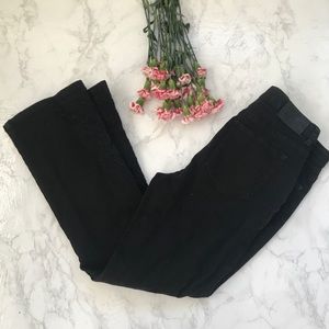 Ralph Lauren Black Jeans with Crochet Detail on Pockets, 6P